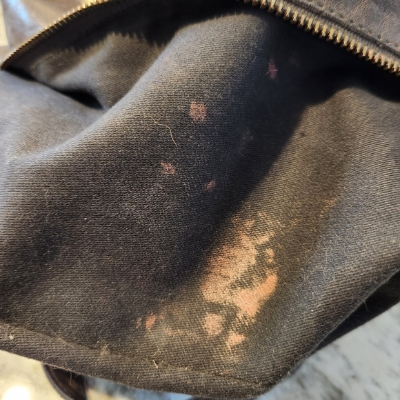 Foley & Corrina Gray Tote Bag Purse Leather - Picture 15 of 15